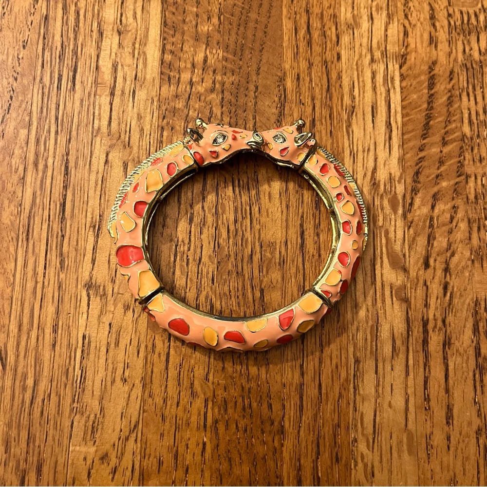 Pink and Gold Giraffe Bracelet